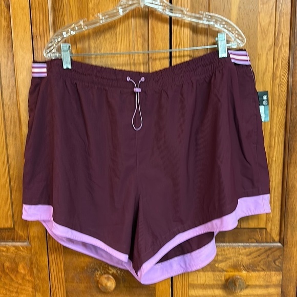 Avia Purple Running Shorts Moisture Wicking Side Pockets Size XXXL NWT - Picture 3 of 10